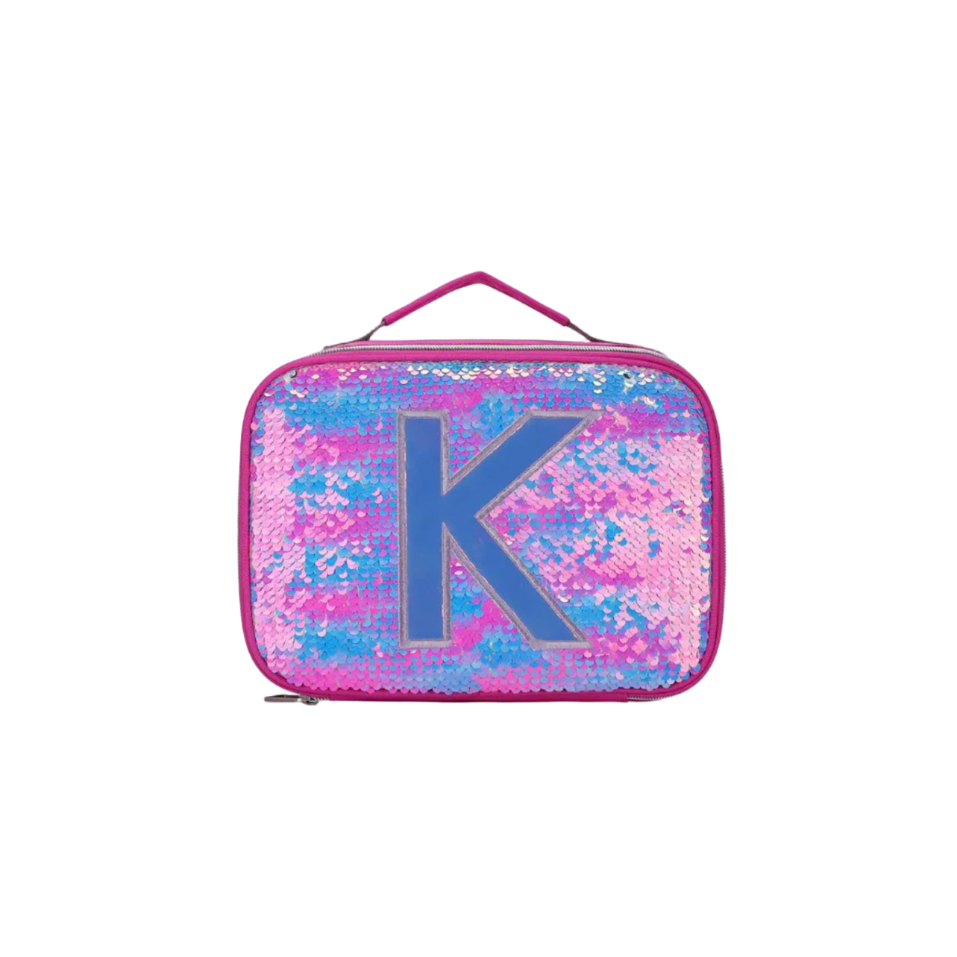 MultiColor sequin with letter K (lunch)