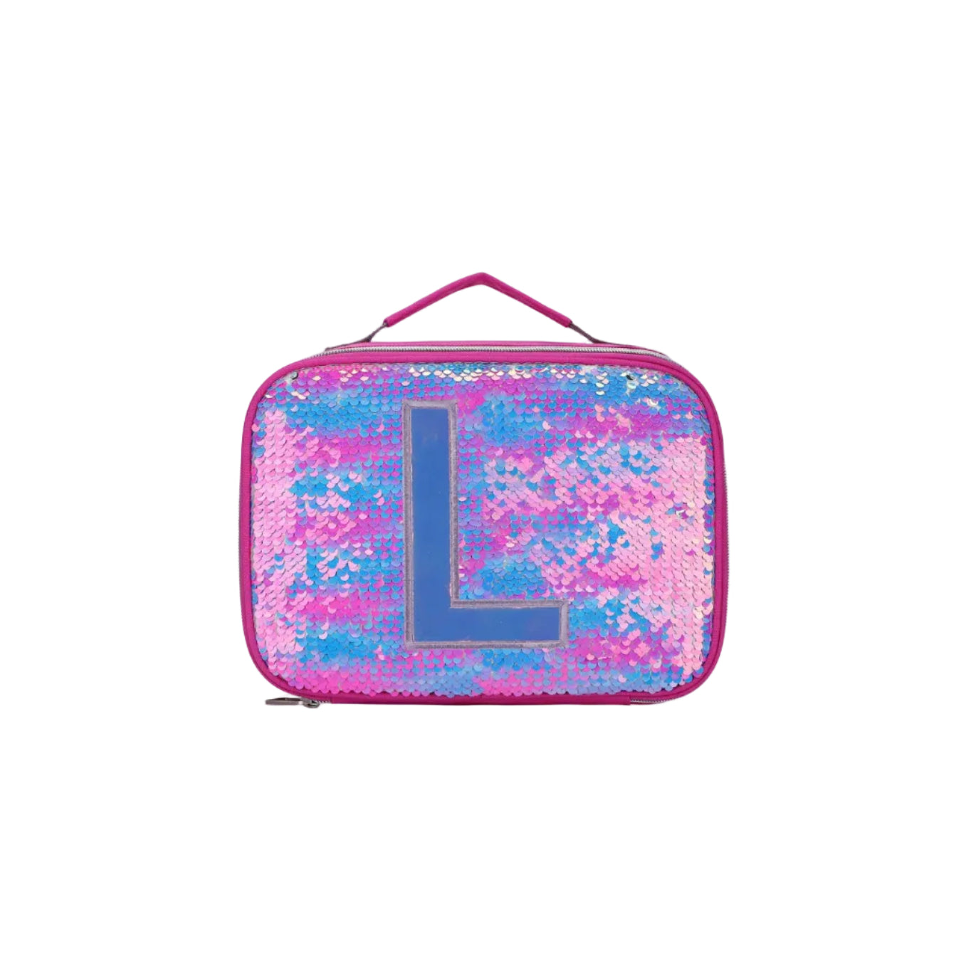 MultiColor sequin with letter L (lunch)