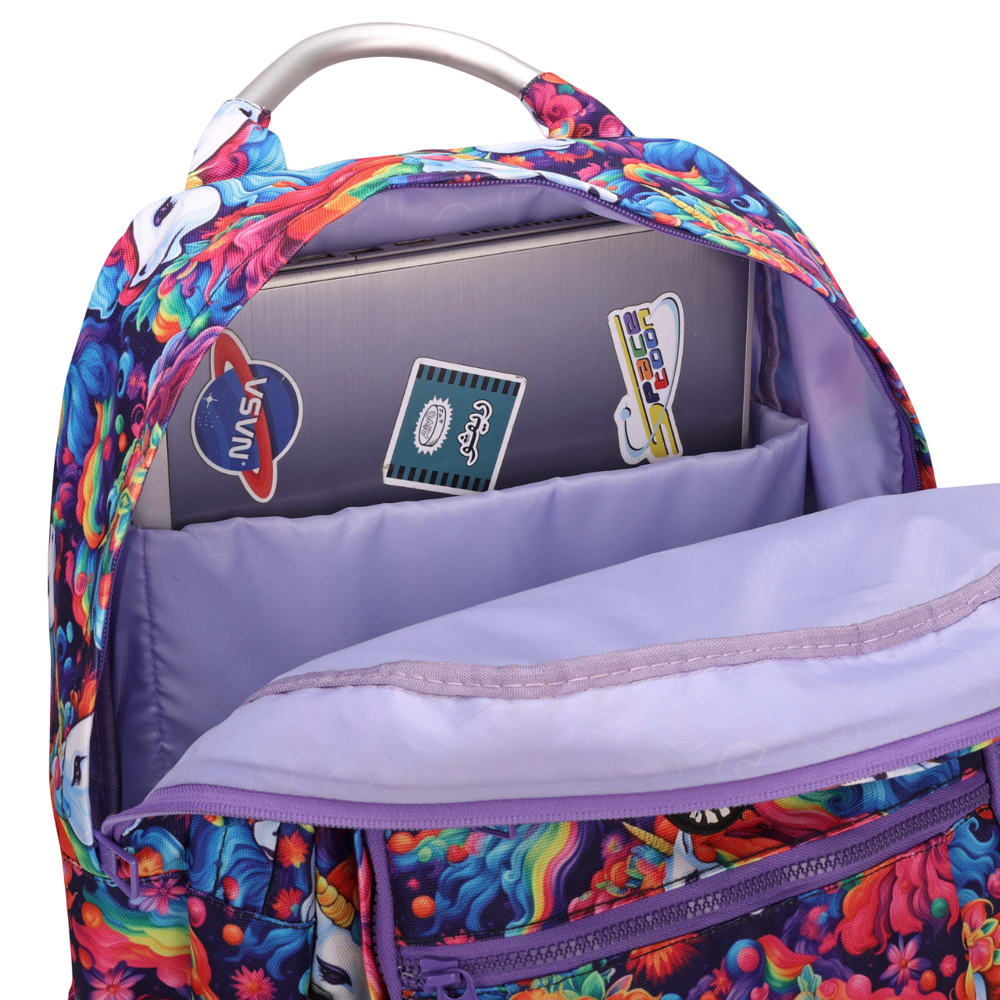 Rainbow Hair Unicorn Senior Backpack