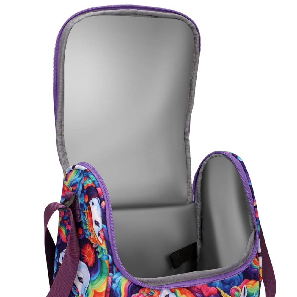 Rainbow Hair Unicorn Senior Lunch bag
