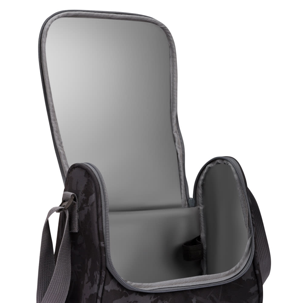 Abstract Black Senior Lunch bag