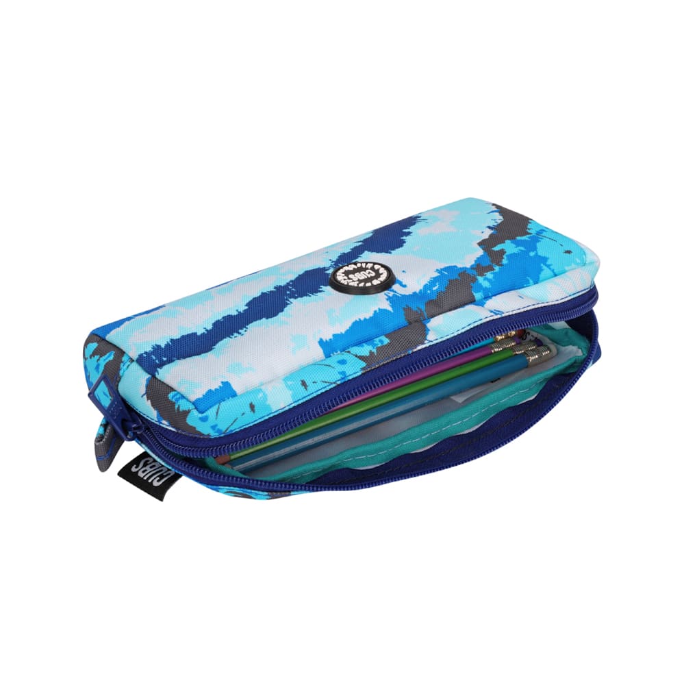 Turquoise Tie Dye Pencil case bag1