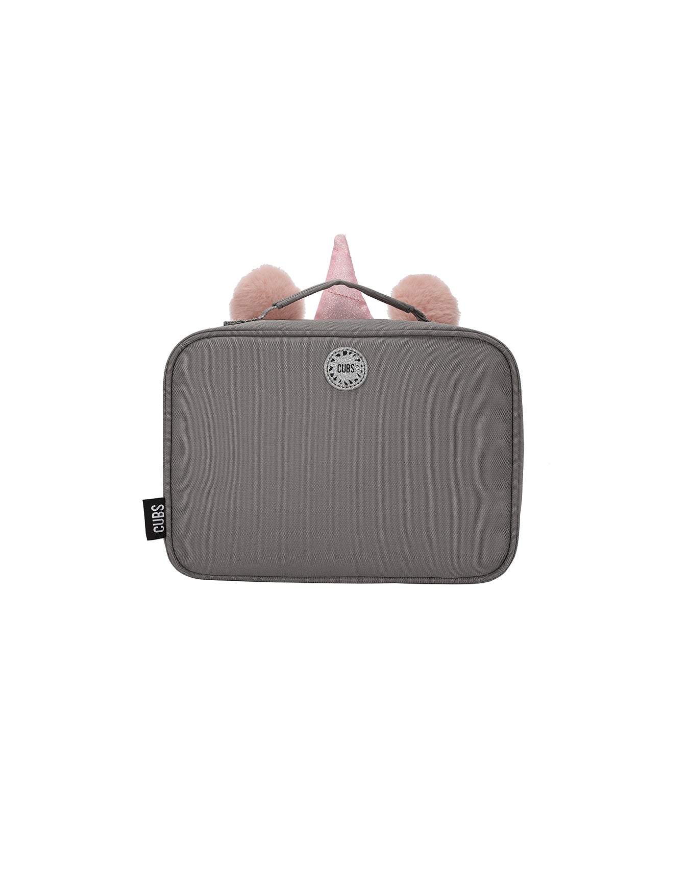 Matt pink Sequin and Fur Unicorn lunch bag