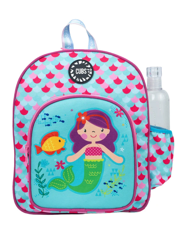 Mermaid Purple Hair Nursery Backpack