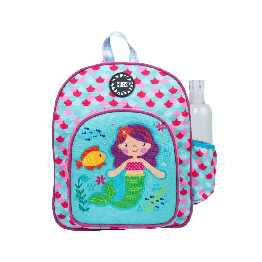 Mermaid Purple Hair Nursery Backpack