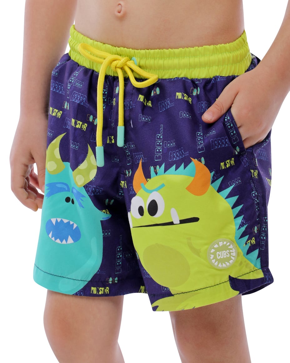 CUBS Monster Besties Swim Trunk