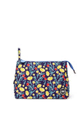 Navy Garden Large Pouch
