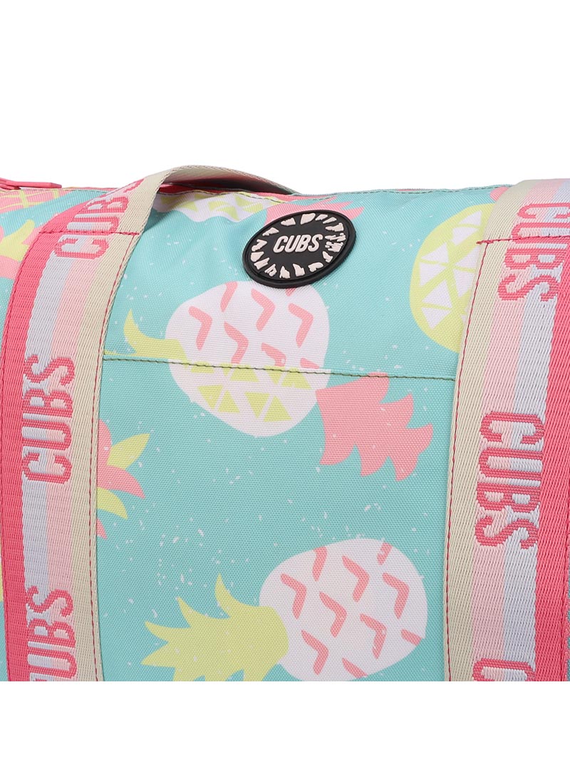Pastel Pineapples & Pastel Tie Dye Double Face Tote Bag