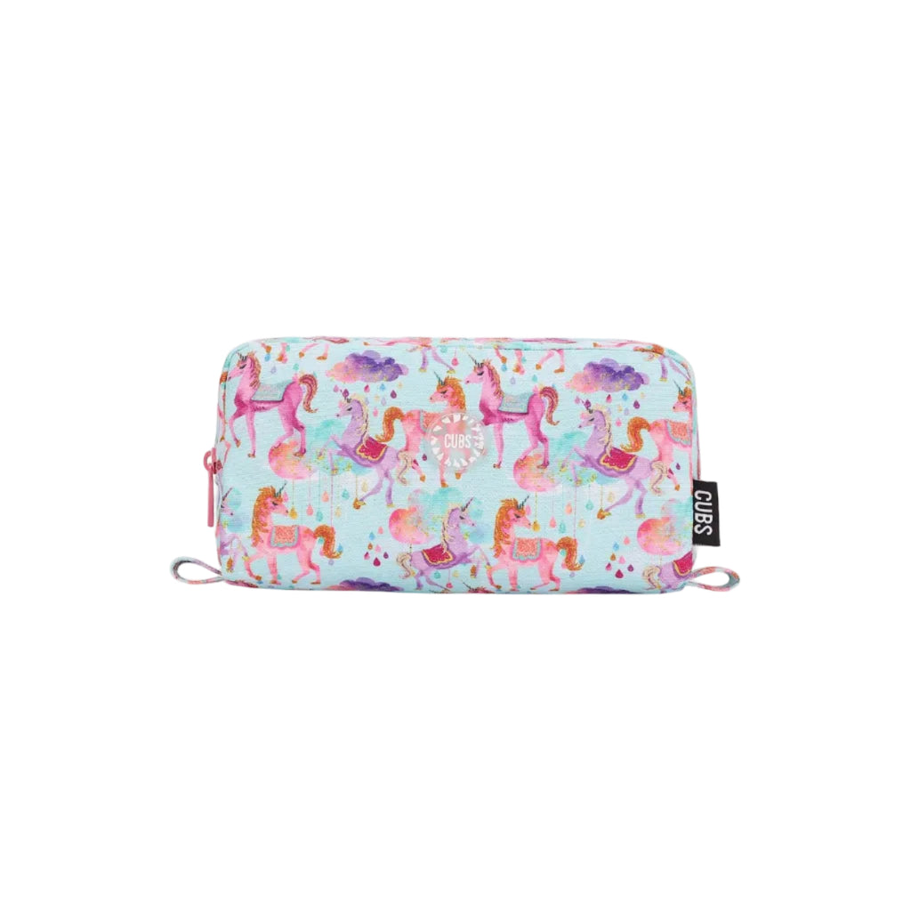 Baby Blue Baby Unicorn Glittery pencil case