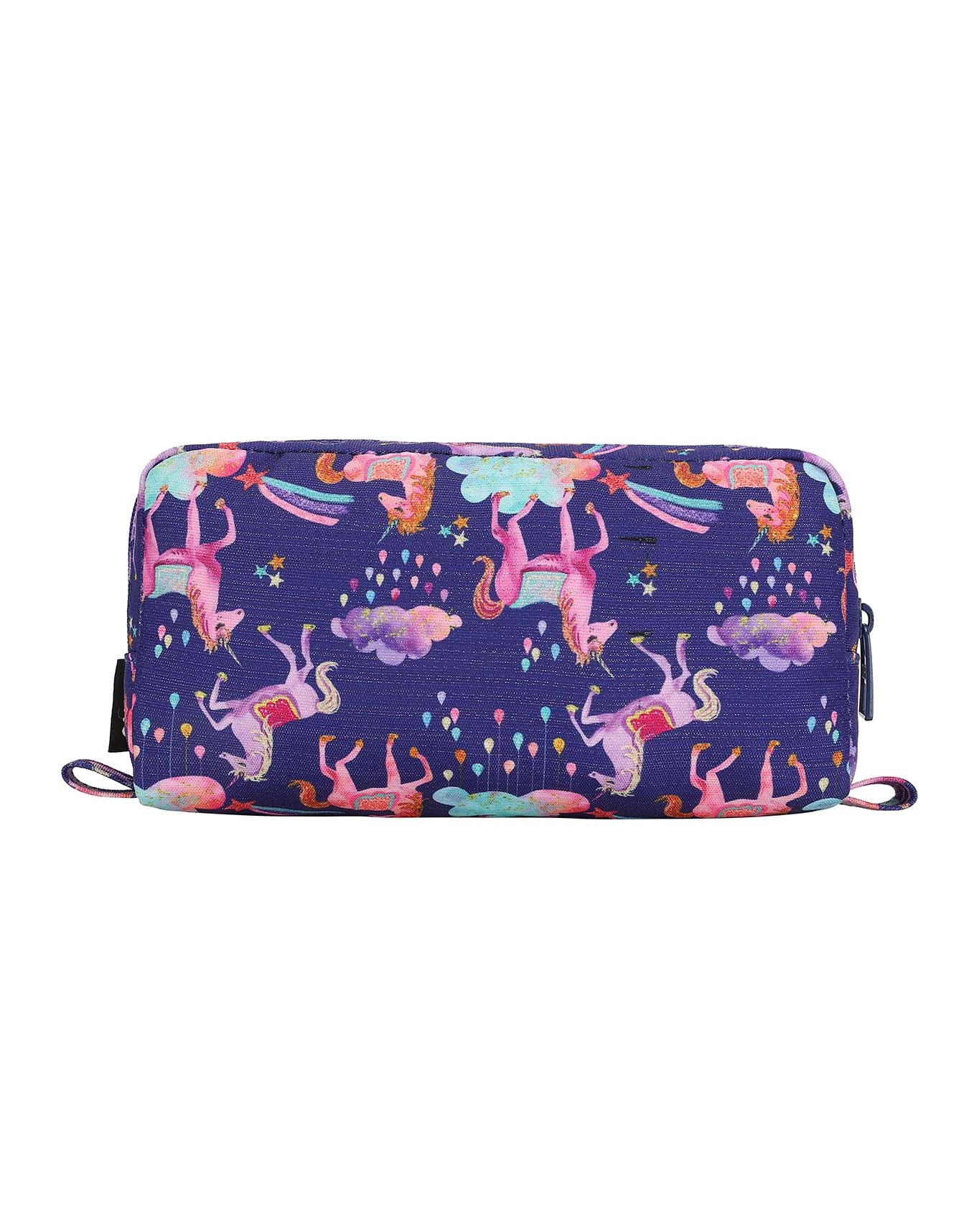 Navy Blue Baby Unicorn Glittery pencil case