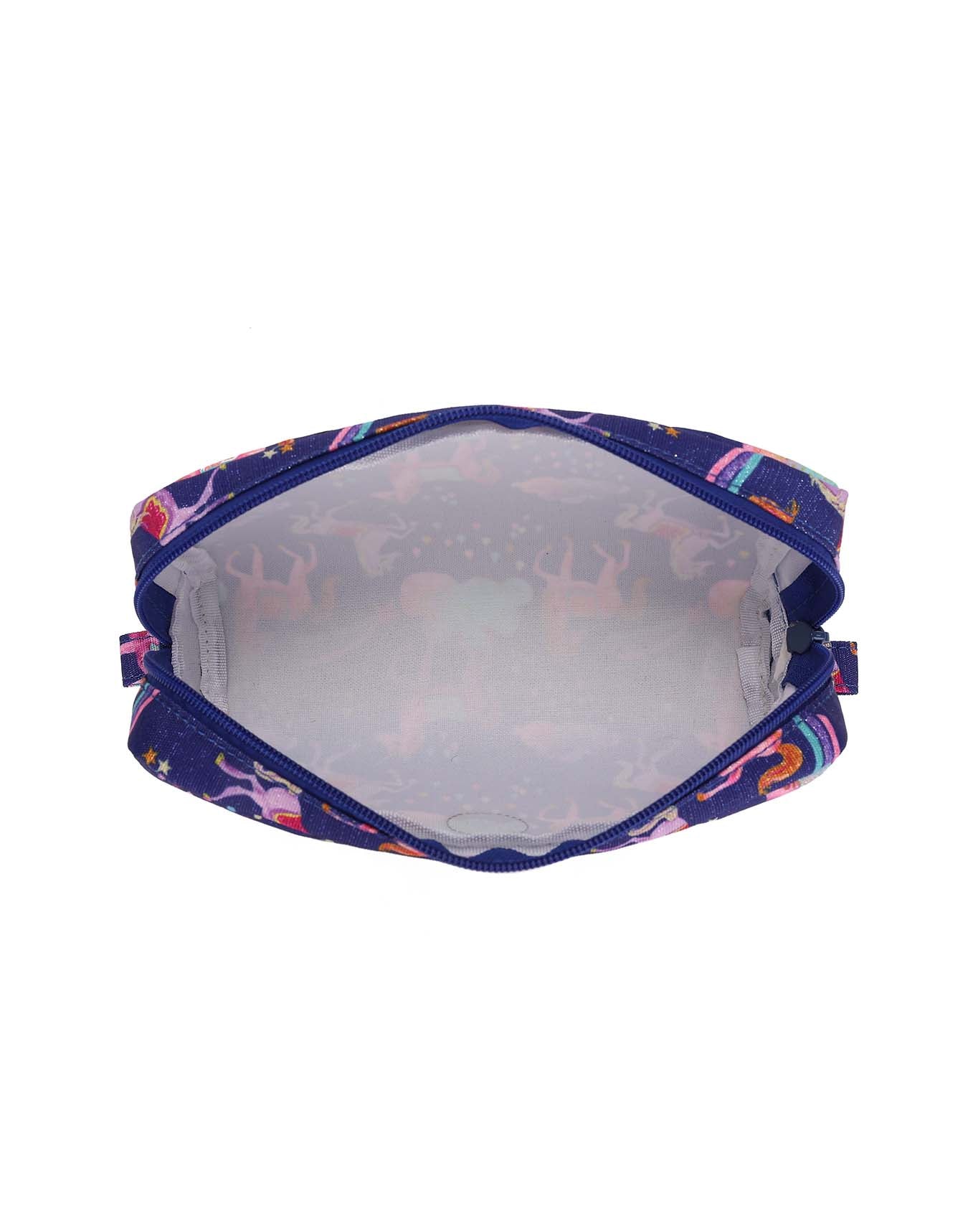 Navy Blue Baby Unicorn Glittery pencil case