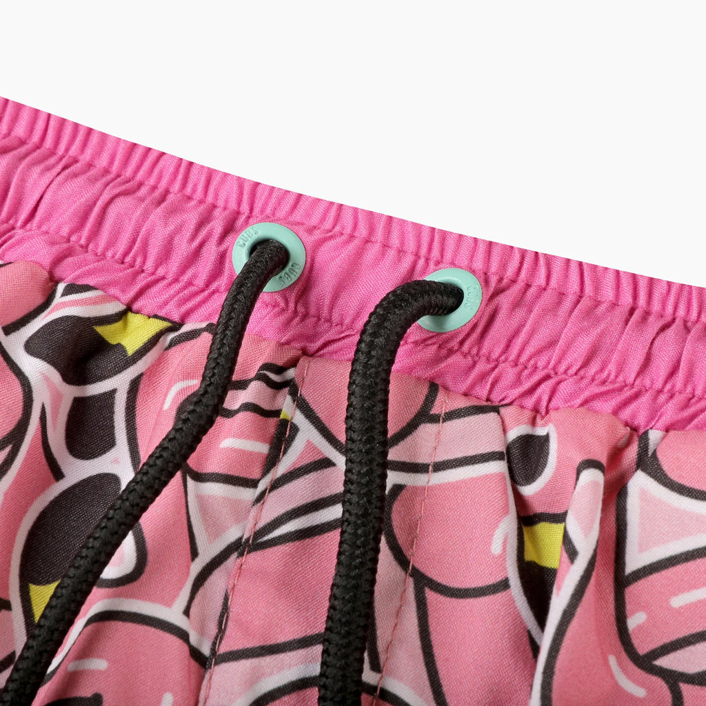 CUBS Pink Flamingo Swim Trunk