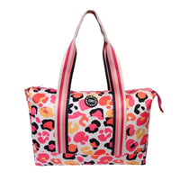 Pink Leopard & Popsticks Double Face Tote Bag