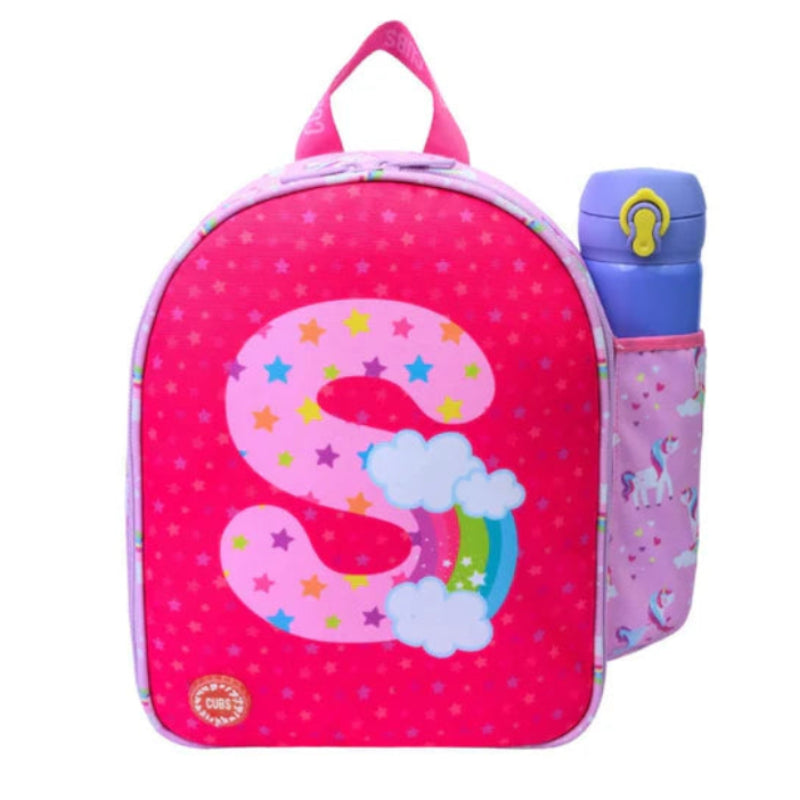 Pink Unicorn Letter S Nursery Lunch Bag Backpack - CUBS Egypt