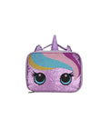 Cute Purple Unicorn Sequin lunch bag