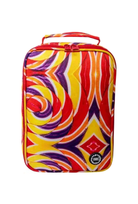Purple and Red Candy Cane Lunch Bag Big and Basic - CUBS Egypt