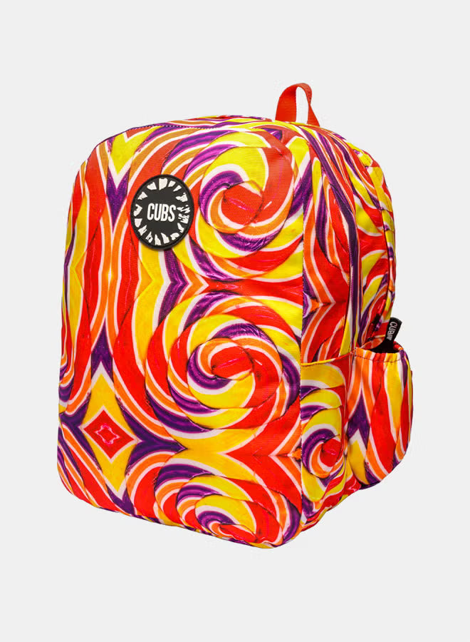 Purple & Red Candy Cane backpack Big & Basic