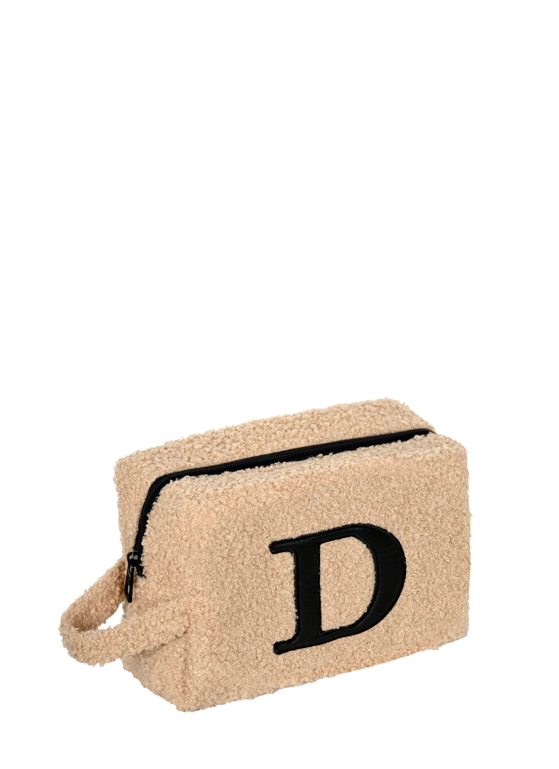 Fur Pouch with letter D