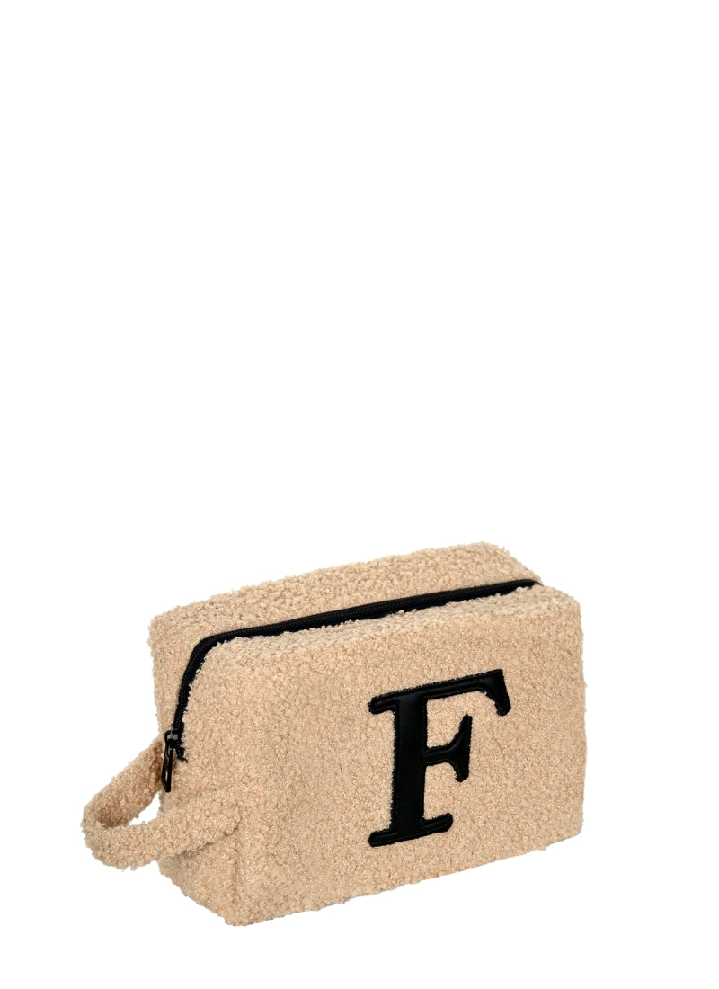 Fur Pouch with letter F