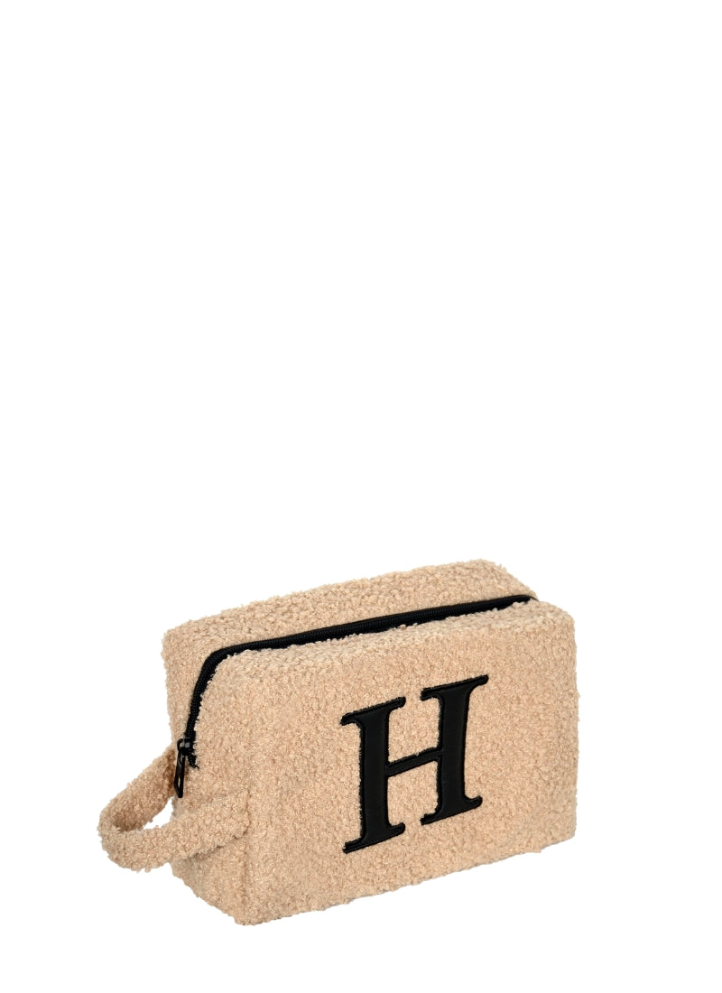 Fur Pouch with letter H