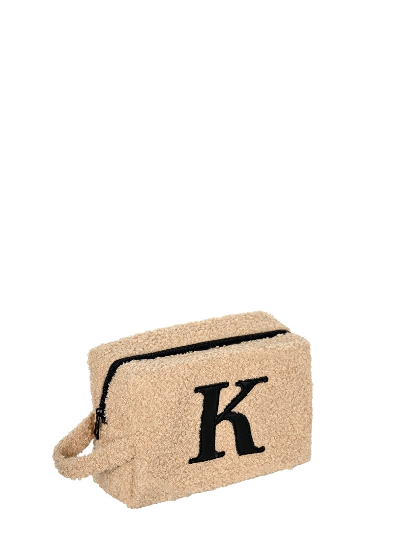 Fur Pouch with letter K