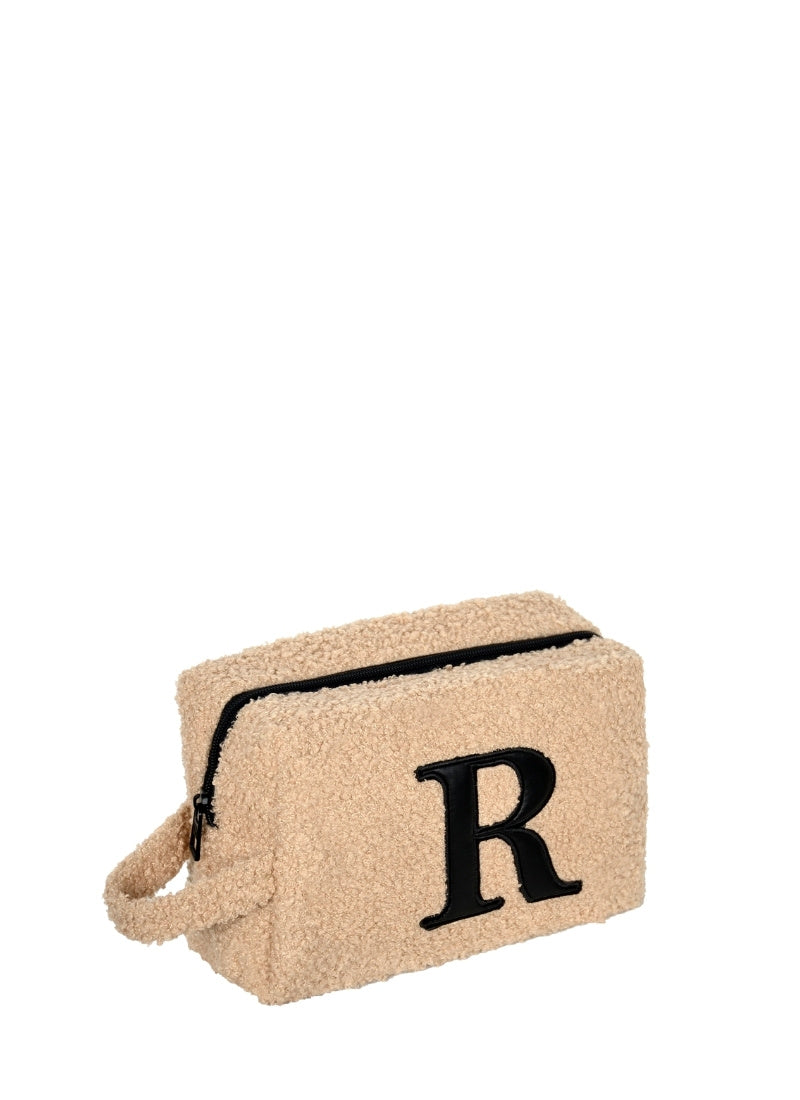 Fur Pouch with letter R