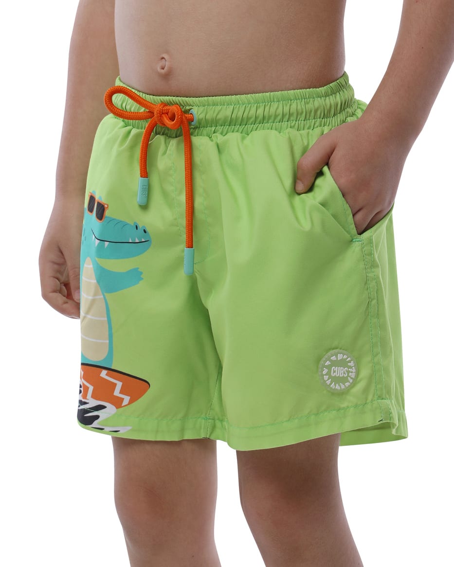 CUBS Surfing Croc Swim Trunk