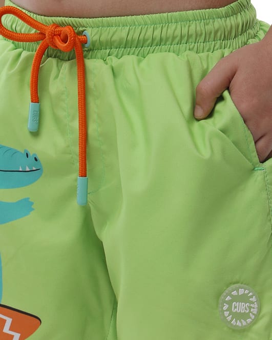 CUBS Surfing Croc Swim Trunk