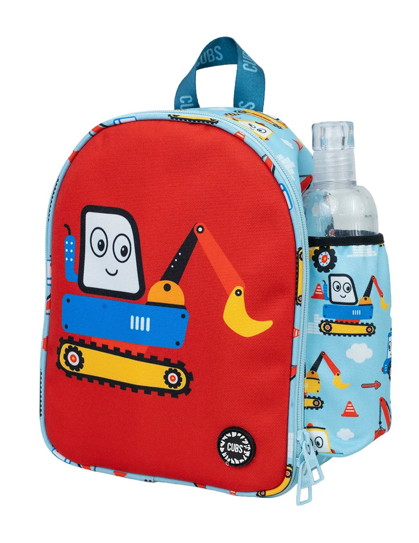 Trucks & Cranes Nursery Lunch Backpack