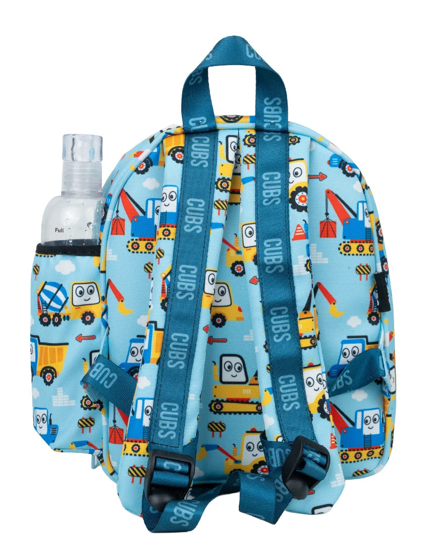 Trucks & Cranes Nursery Lunch Backpack