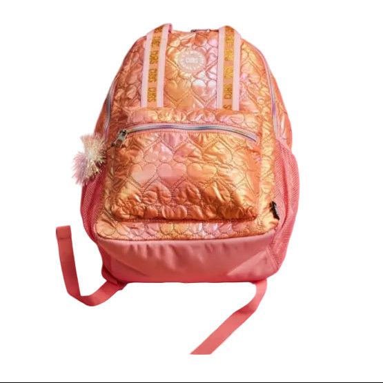 Peach Fashion High School Backpack
