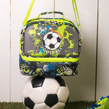 Football Blue Lunch Bag