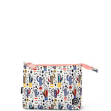 White Cactus Medium Pouch