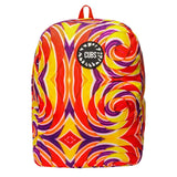 Purple & Red Candy Cane Big & Basic Backpack