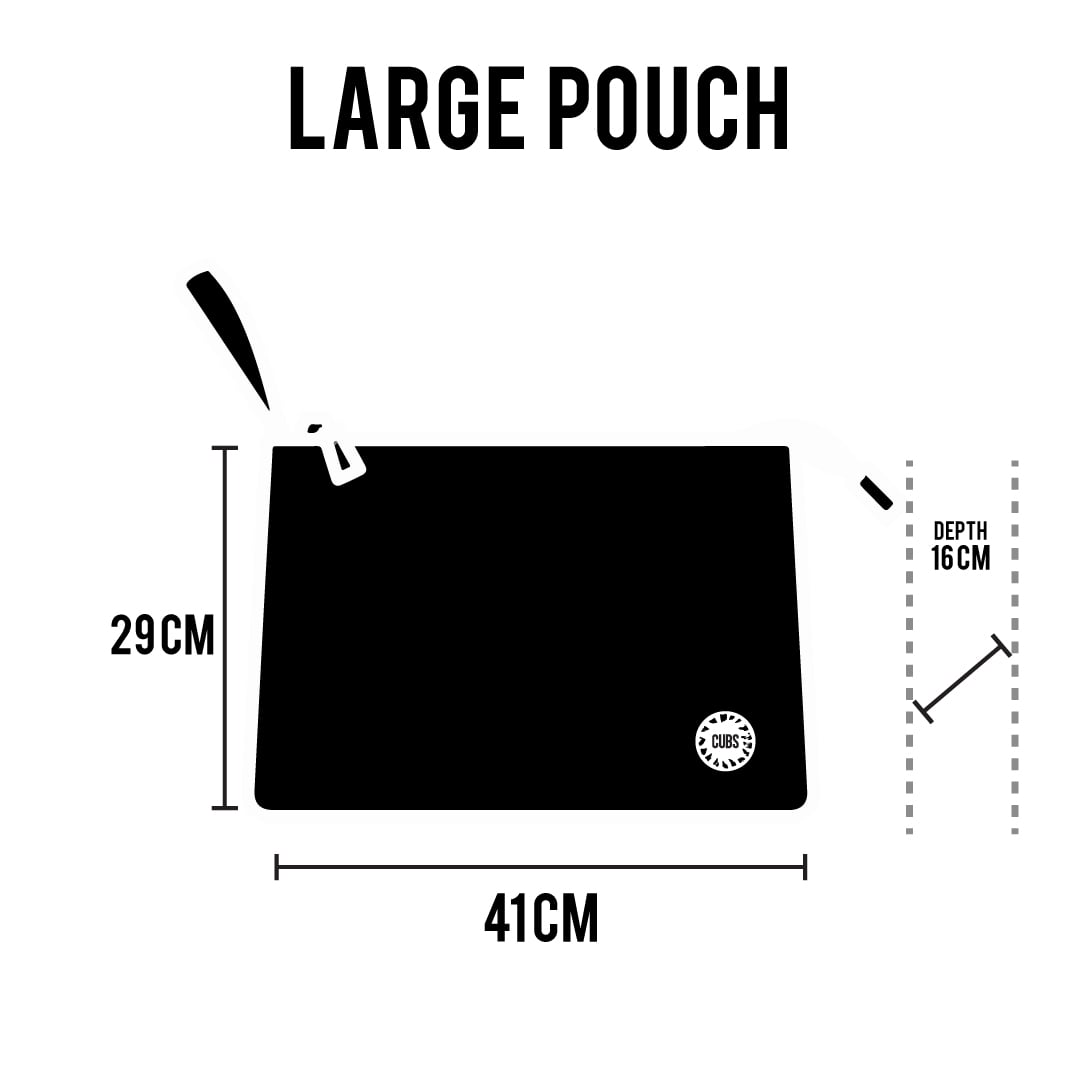 Purple Shades Large Pouch