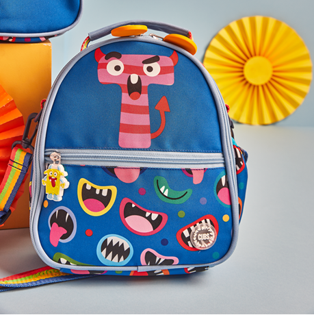 Blue Monsters Pre-School Lunch Bag T