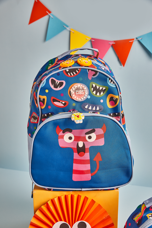 Blue Monsters Pre-School Backpack T