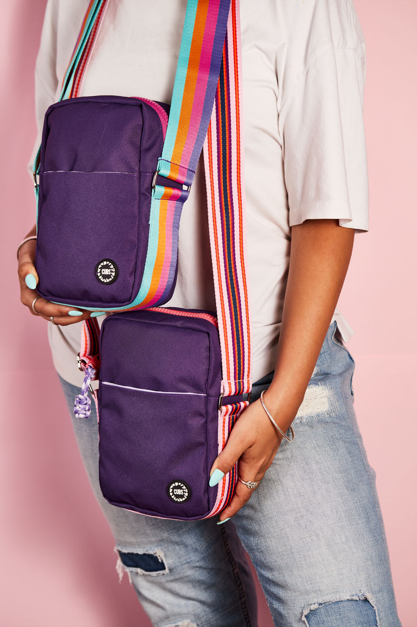 Purple Cross Body Bag