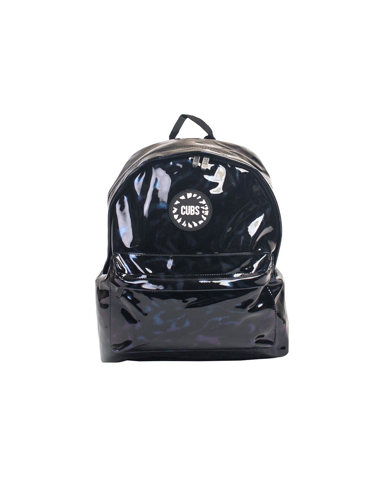 Mini Me Leather Backpack Silver -CUBS Go Places